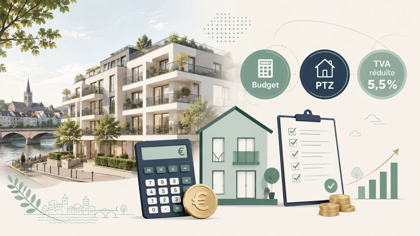 Financement immobilier neuf à Sartrouville avec budget, PTZ et TVA réduite